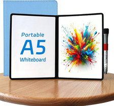 A5 Pocket White Board - Double-Sided Dry Erase Board 8.5X6 Inch - Ultra-Thin Por