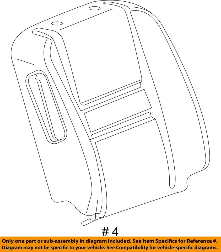 CUBIERTA PARA CHEVROLET MONTE CARLO 2006-2007 19123051 - NUEVA OEM 19123051 Foto 3 de 3