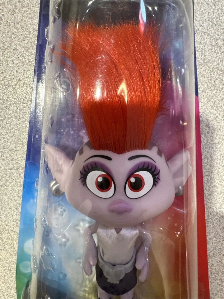 Muñeca Trolls World Tour Stylin Barb NUEVA 2019 Dreamworks Hasbro Heavy Metal Troll Foto 2 de 4