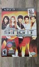 Disney Sing It: Pop Hits Video Game -PS3- Bundle Microphone *Factory Sealed