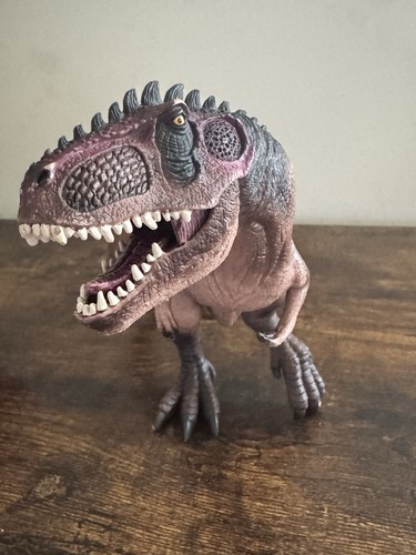 Schleich Dinosaur Brown 2014 Giganotosaurus Toy Model Figure Movable Jaw New. - Picture 3 of 7