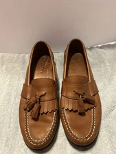 SPERRY Kiltie Tassel Loafers Brown Leather Men's Size 10.5 M Slip On 0823500