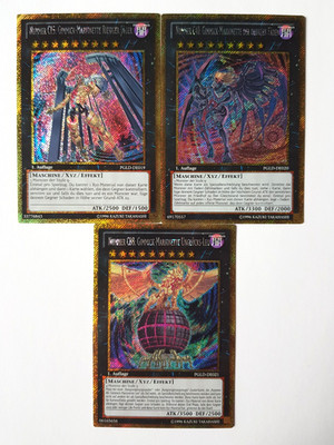 YuGIOH Nummer C40: Gimmick-Marionette PGLD-DE020 Gold-Rare C88 C15 Set 3 Karten
