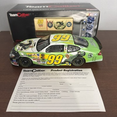 Jeff Burton #99 NASCAR Die-cast Green Lantern Justice League 1/24 Team Caliber