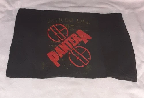 Tour Crew Pantera 101 Proof Official Live Pillow Case V 1990s vintage concert t-shirt, vintage, single stitch, B+ condition