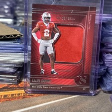 2025 Panini Silhouette Caleb Downs Ohio State Buckeyes Patch /99