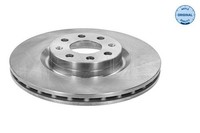 2X Bremsscheibe Vorne Meyle 615 521 6045 Passend FÜR Fiat Opel