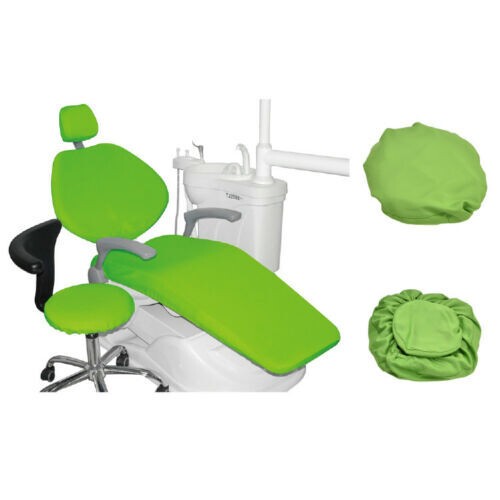 Dental Waterproof Colorful Unit Chair Cover PU Headrest 6 Colors Stool Sleeves * - Afbeelding 2 van 7