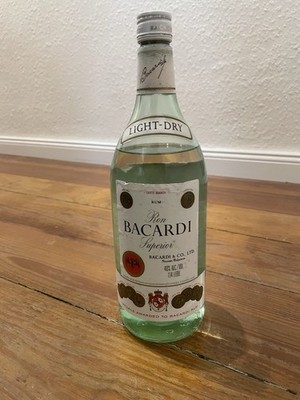 Bacardi Rum Ron Superior 1.14Liter 40% Sammlerstück aus Nassau Bahamas