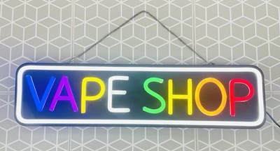 Vape Shop hängende Leuchtreklame für Einzelhandel Convenience Store Fenster Wand Display