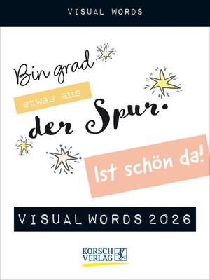 Verlag Korsch | Visual Words 2026 | Kalender | Deutsch | 328 S. | 2026