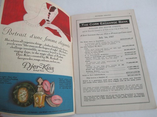 1927 Playbill for The Barker with Walter Huston, Biltmore Theatre, 47th St., NYC - Picture 2 of 6