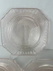 VTG Anchor Hocking Pink Depression ‘30 Glass Mayfair Open Rose Cake Plate 8.25”