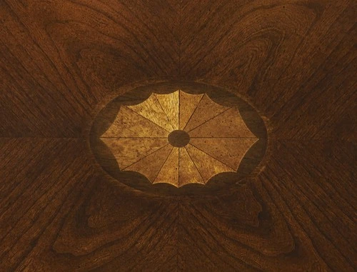 Traditional Queen Anne Side Table, Cherry Finish - Picture 3 of 5