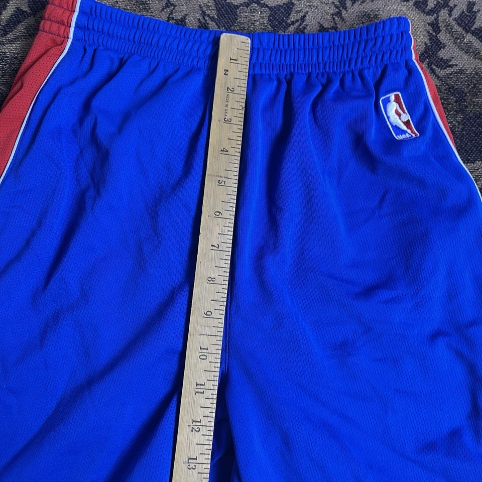 Pantalones Cortos De Colección Reebok NBA Niños Talla L Azul Logo Foto 4 de 4