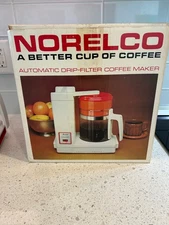 vintage norelco HD 5125 automatic drip filter coffee maker
