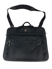 Targus Black Unisex Crossbody Adjustable Strap Inner Pockets Laptop Bag Sz M