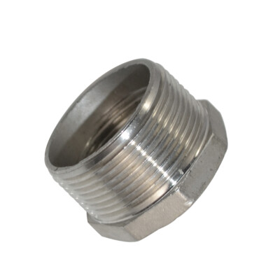 1-1/2  male to 1-1/4  female Reducing bush Pipe Reducer Fitting Connector SS 304