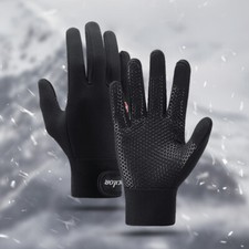 Winter Touchscreen Full Finger Gloves Cold Weather Windproof Skiing Warm Gloves