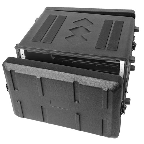 Estuche para rack 2U-6U a prueba de polvo impermeable poco profundo 10,2" - L19" estuche de vuelo para rack de amperios - Imagen 32 de 46