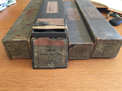 JOB LOT OF 4 PIANOLA ROLLS JAMES SMITH & SONS