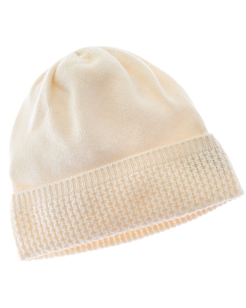 Кашемировая шапка Forte Cashmere Texture Женская серая