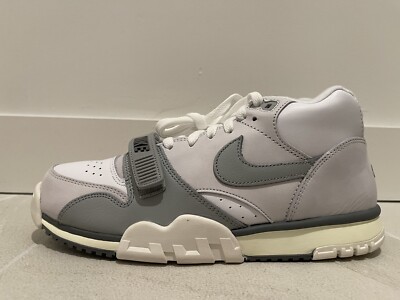 Nike Air Trainer 1 Photon Dust Light Smoke Grey DM0521-001 Size 8.5 Mens Shoes