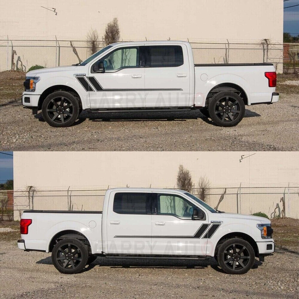 Black Side Door Fender Hash Stripes Vinyl Sticker For Hyundai Elantra Veloster - Imagem 3 de 4