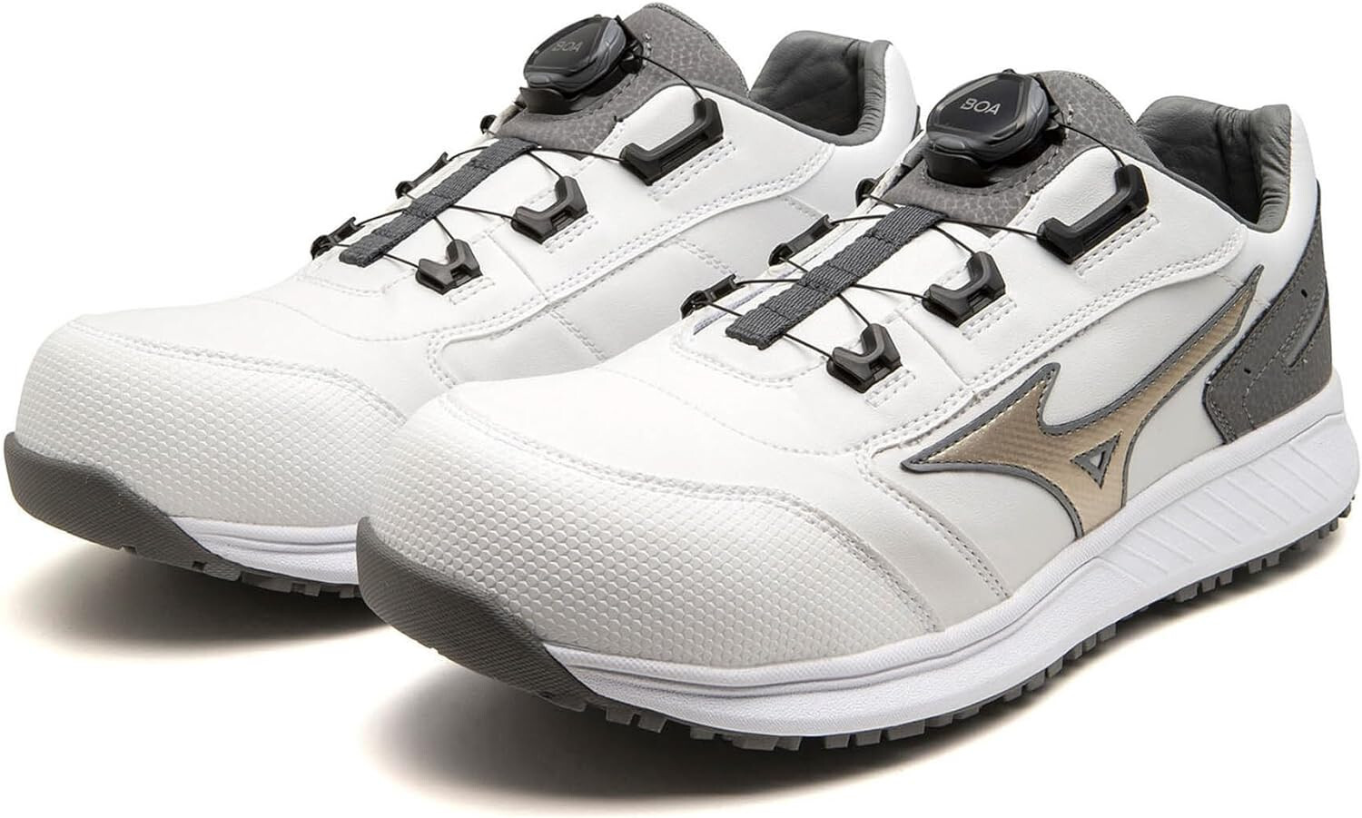 MIZUNO WORKING Safety Shoes ALMIGHTY SU51L BOA F1GA2317 White US725cm 40690₽