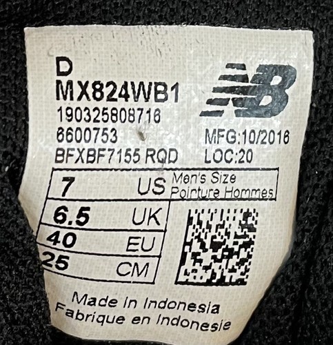NEW BALANCE 824v1 824 v1 Leather MX824WB1 MENS New 7D - Picture 11 of 12
