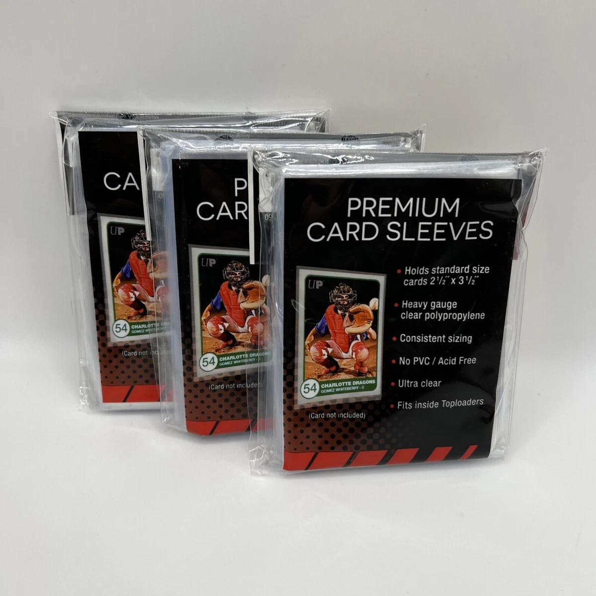 Mtg Sleeves 2 Cases (20,000 Total) Soft Poly Baseball Card Penny Sleeves - Trading Card Protectors By Cardboard Gold Baseball Card Sleeves - Foto 8