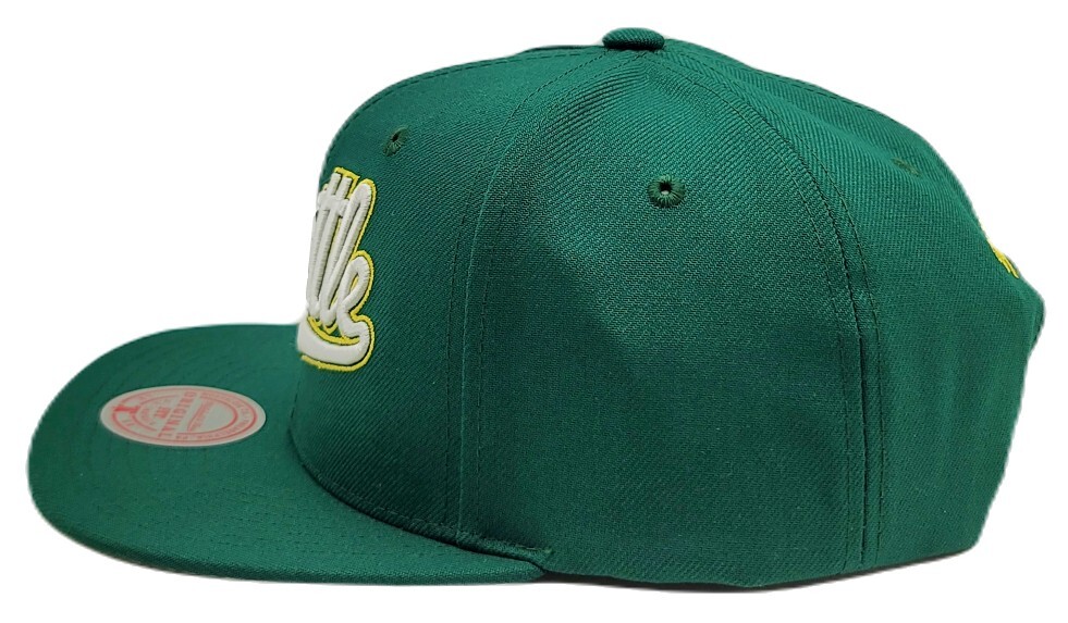 シアトルソニックス キャップ Mitchell & Ness【US】 Shop Mitchell & Ness Seattle Supersonics The Grid Snapback