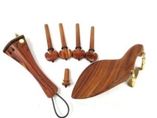 1 set violin Accessories Fittings Parts Full size Violin Peg Chinrest Tailpiece