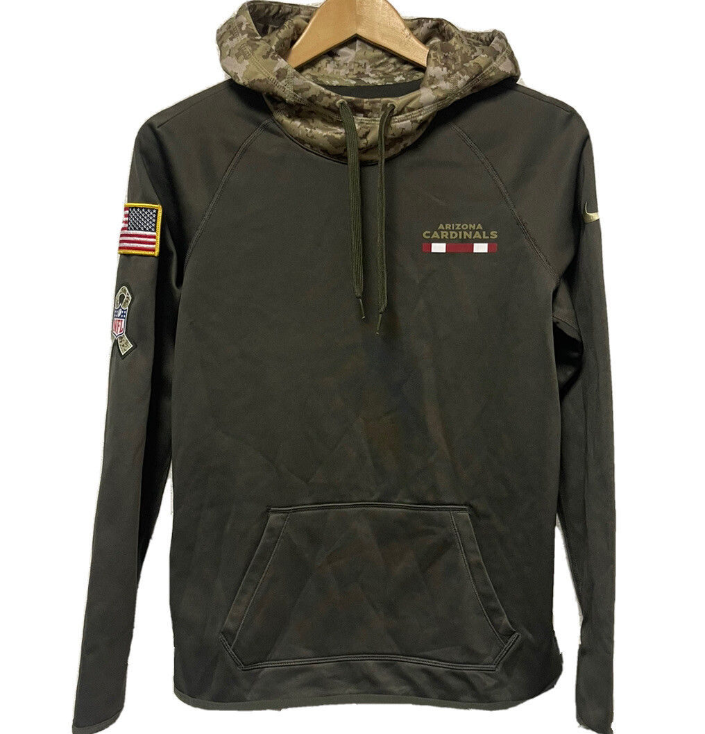 Nike Women’s Arizona Cardinals Camo Salute To Service Pullover Hoodie  Sweatshirt