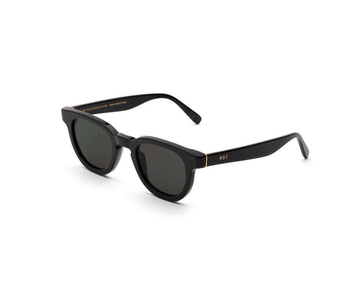 Retrosuperfuture Sunglasses NIW Certo Black Black black Unisex