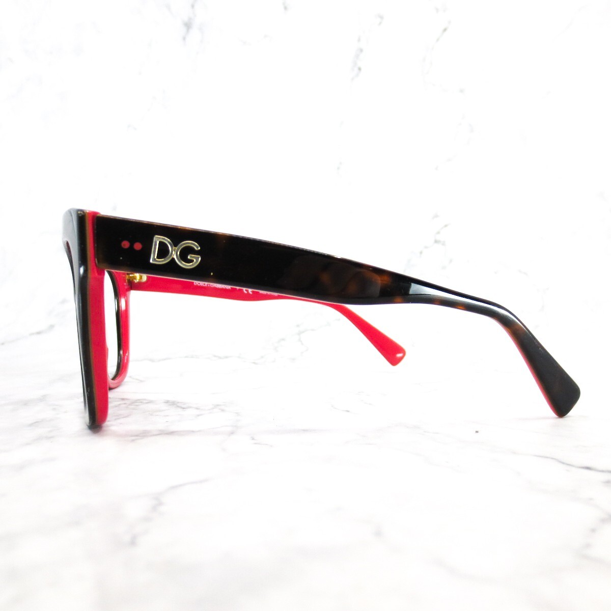 Dolce & Gabbana Sunglasses DG4272 3004/13 Black Red w/ Brown Gradient Lenses Dolce Gabbana DG4272 3004/13 Sunglasses Havana Red Full Rim  main image 4