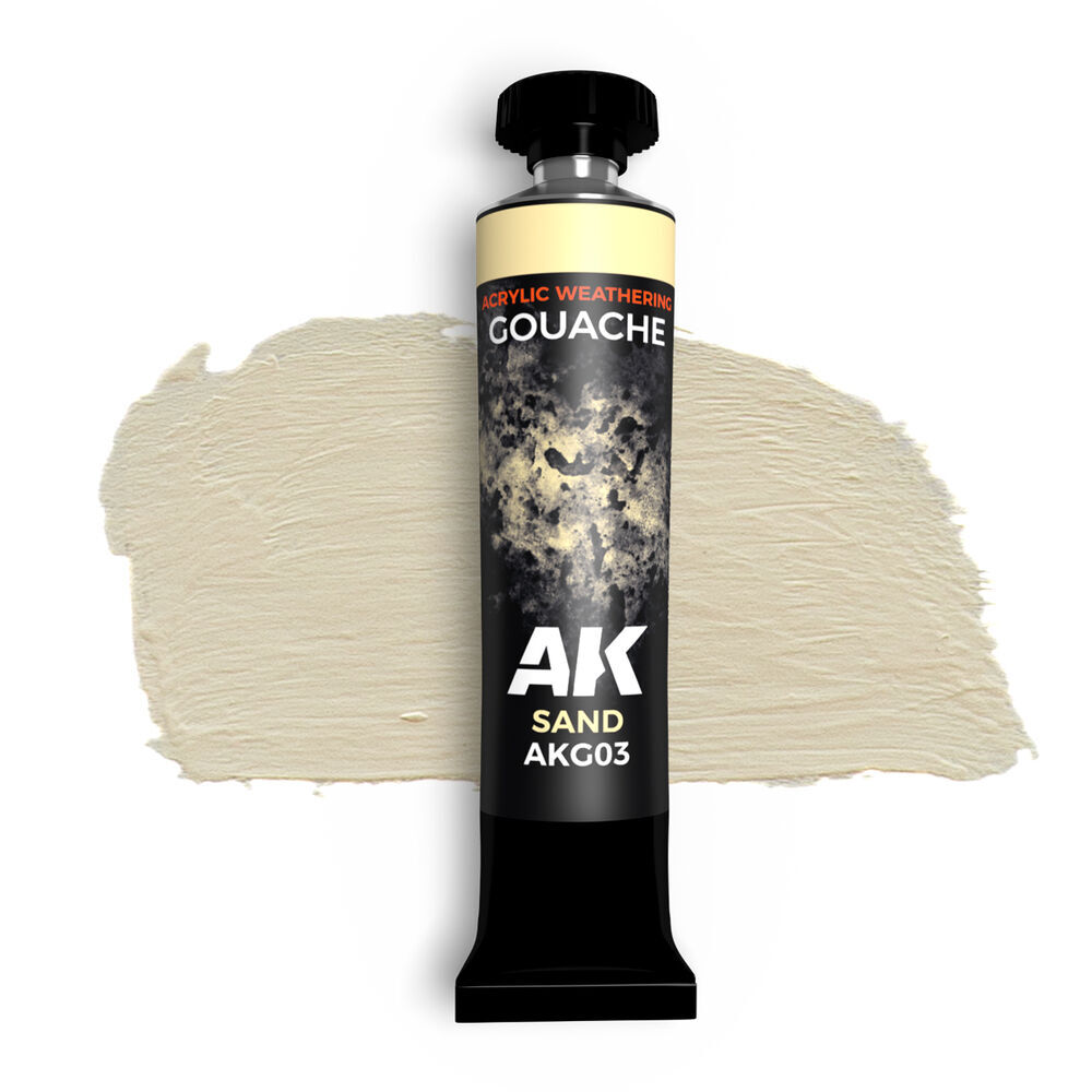 AK Interactive AKG03 - Sand - AK Gouache 20 Ml - New