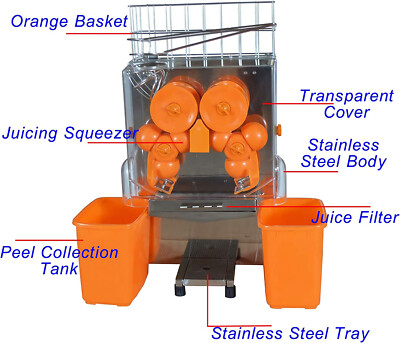 Juicer Accessory Kit – Orange Press Strainer Basket With Press Cone – ABS Plastic Parts For Easy Fresh Juicing