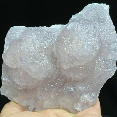 1.6 LB Translucent Purple Spherical/Stepped Fluorite & White Quartz