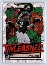 JOSE ABREU  WHITE SOX  2021 DONRUSS UNLEASHED INSERT #UNL10  SILVER /349