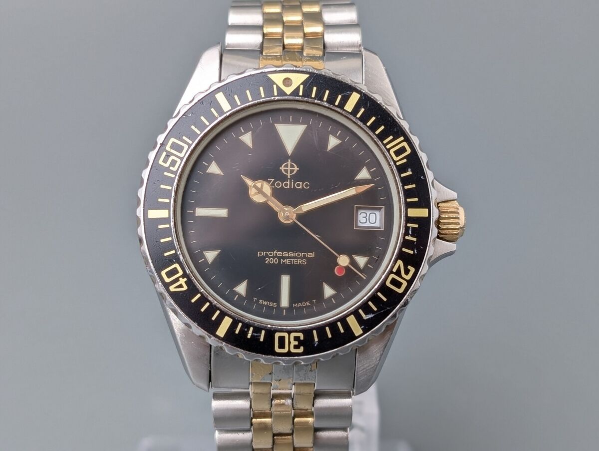 ZODIAC Professional 113.22.06 Red Dot Divers Quartz Men's ZODIAC Professional 113.22.06 Red Dot Divers Quartz Men's