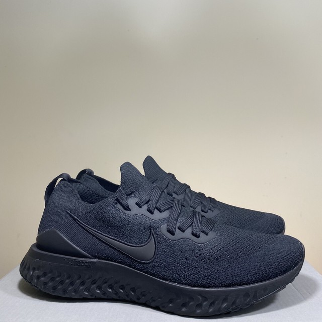 Nike Epic React Flyknit 2 Triple Black Womenâs Size 10 Running Shoes Bq8927 001 for sale online 