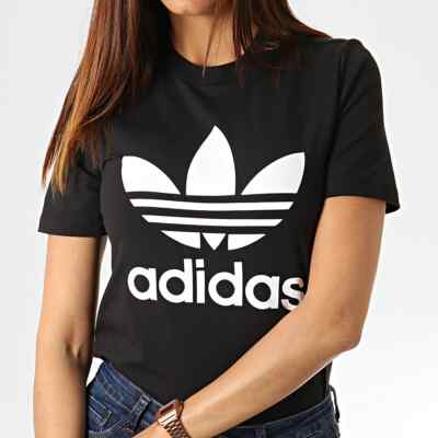 ADIDAS ORIGINAL T-SHIRT MAGLIA RAGAZZA DONNA PALESTRA TAGLIA 36