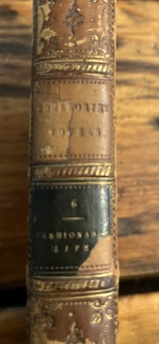 MARIA EDGEWORTH TALES OF FASHIONABLE LIFE Vol. 1 1832 ANTIQUE BOOKS Rare - Foto 3 di 14