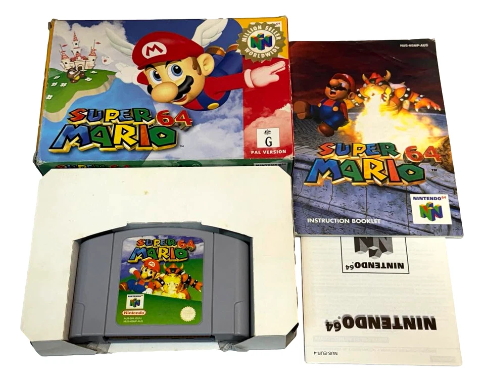 Super Mario 64 Nintendo 64 N64 Boxed PAL *Complete* - Image 4 of 4
