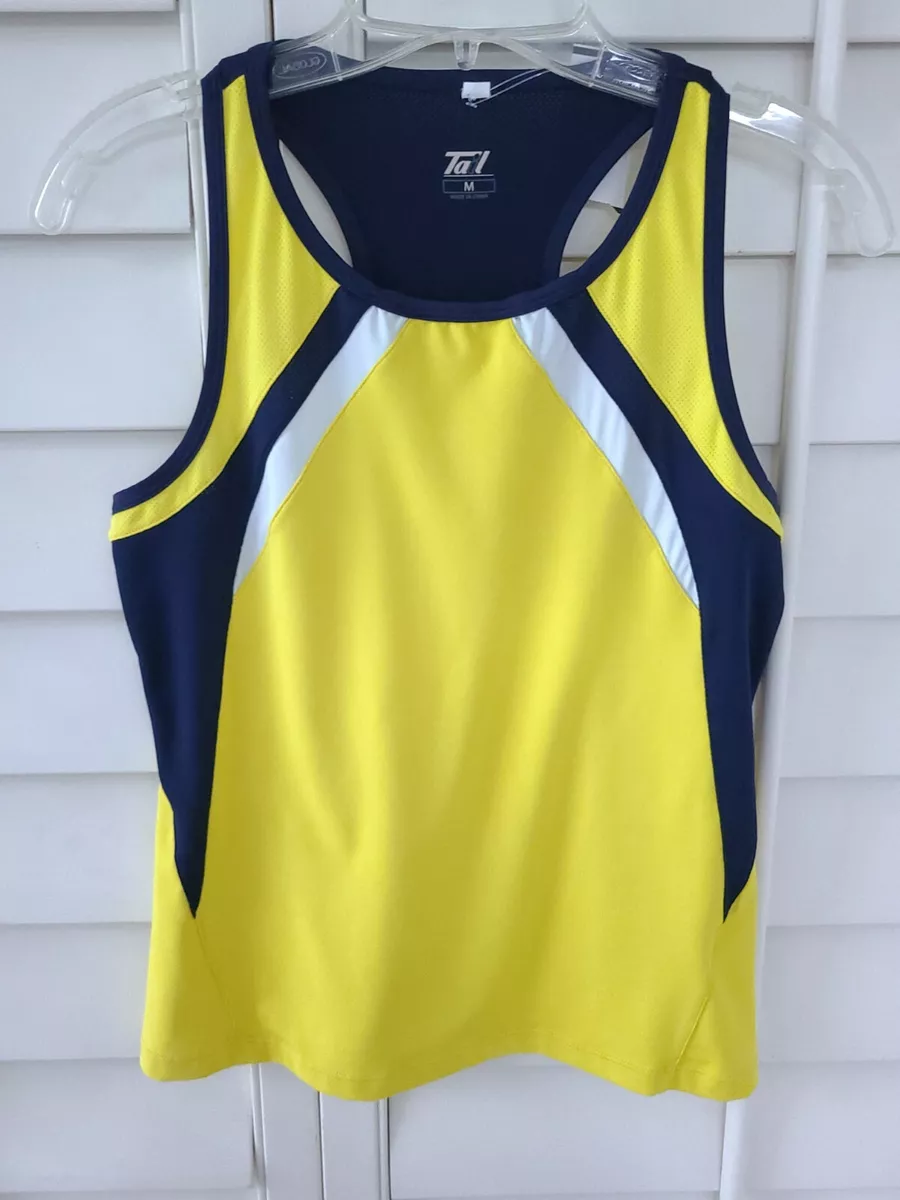 Yellow athletic hotsell tank top