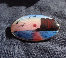 Superbe broche émaillée NORWAY - STERLING - OPRO - Ole Petter Raasch Olsen