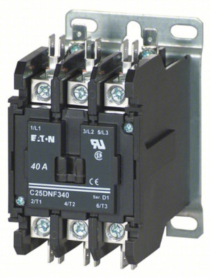 Eaton C25DND330 30A 3P Definite Purpose Magnetic Contactor Used