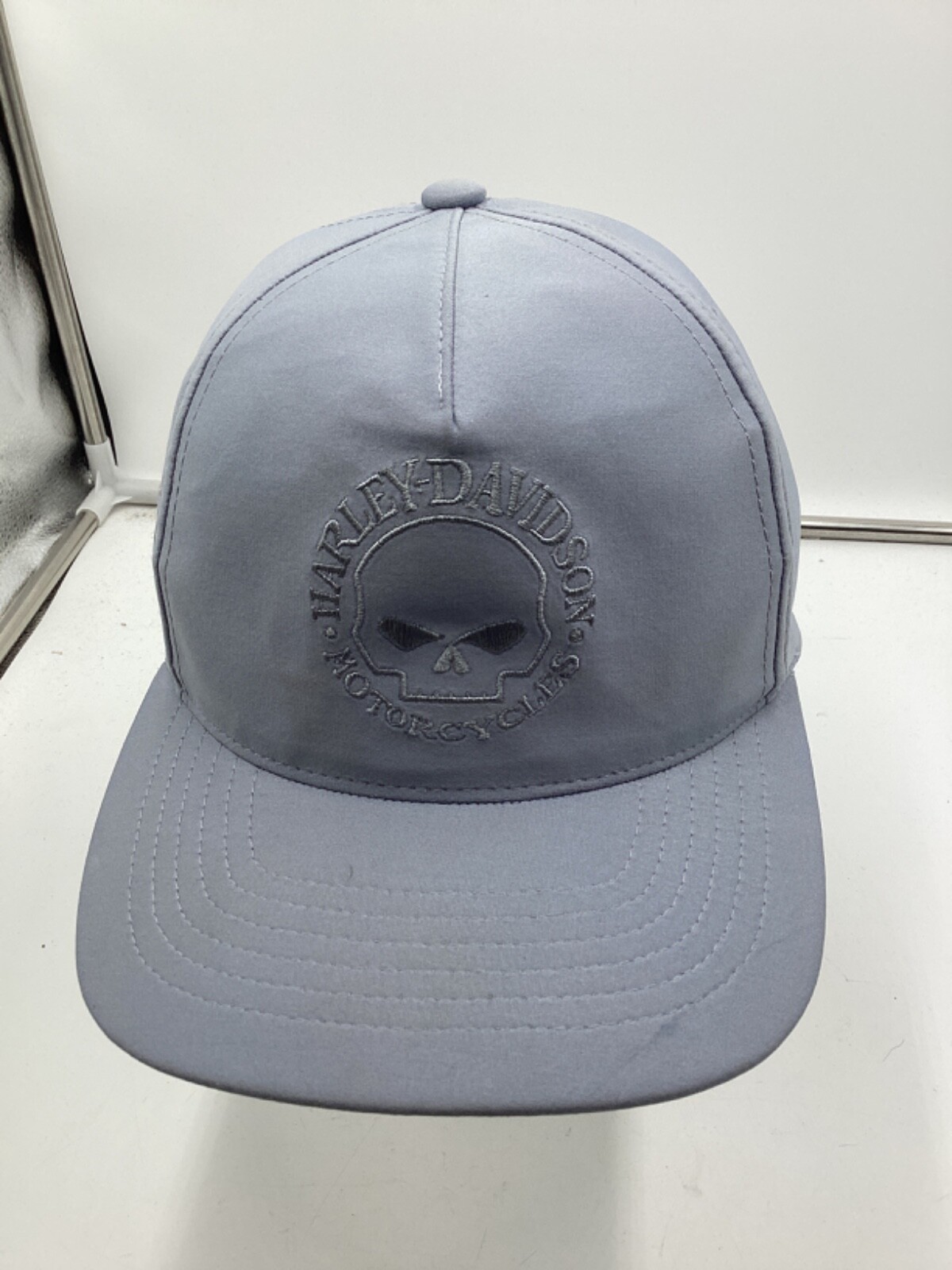 Harley-Davidson Gray Snapback Polyester Baseball … - image 1