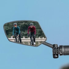 MTB Bicycle Left Handlebar Rearview Mirror Anti Glare Bike View Mirror 1pcs